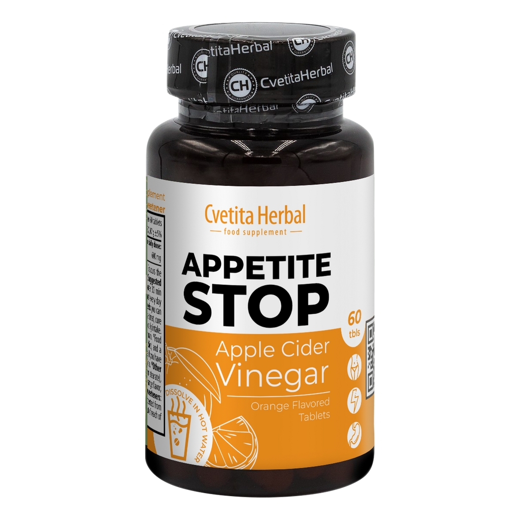 Apple Vinegar "Orange" - Appetite Stop (60 tablets)