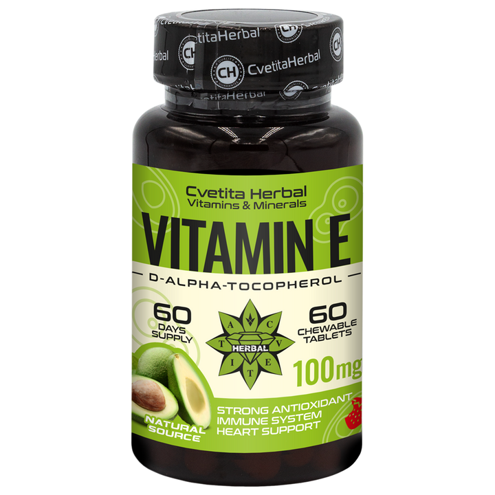 Vitamin E - Chewable (60 tablets x 100 mg)