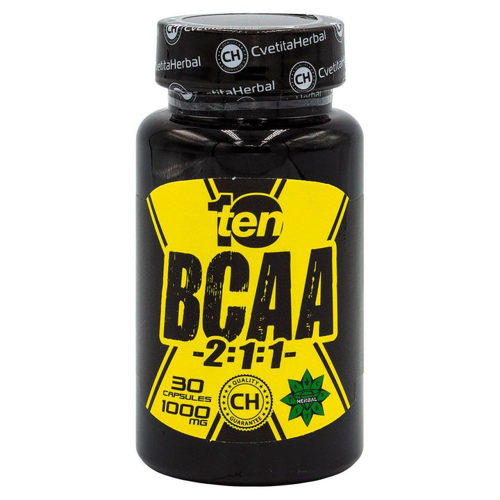 BCAA 2:1:1 - Amino Acids 10/ten (30 capsules x 1000mg)