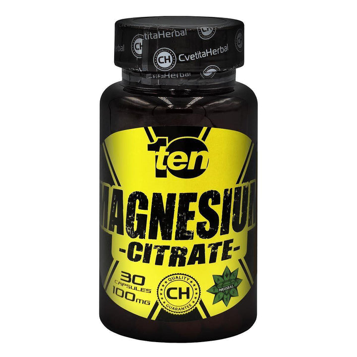 Magnesium Citrate - 10/ten (30 capsules x 100mg)