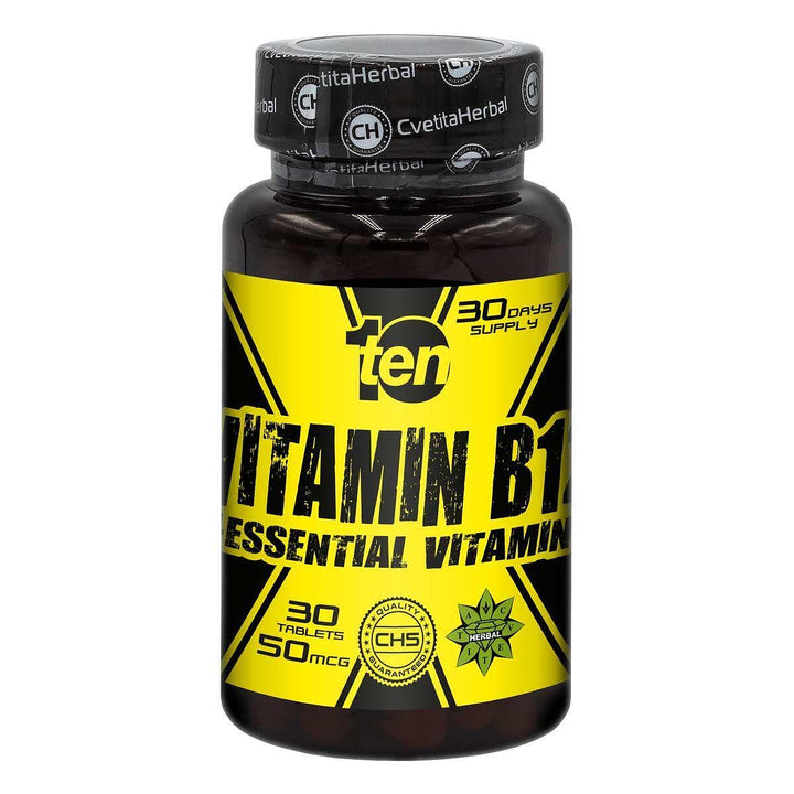 Vitamin B12 - 10/ten (30 tablets x 50mcg)