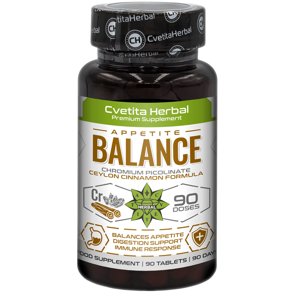 Appetite Balance – Ceylon Cinnamon + Chromium Picolinate (90 tablets)