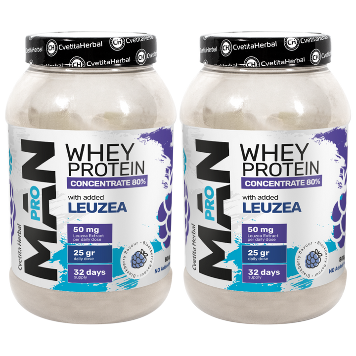 Whey Protein with Leuzea and Papaya Enzymes - MAN PRO WHEY CONCENTRATE (800 gr)