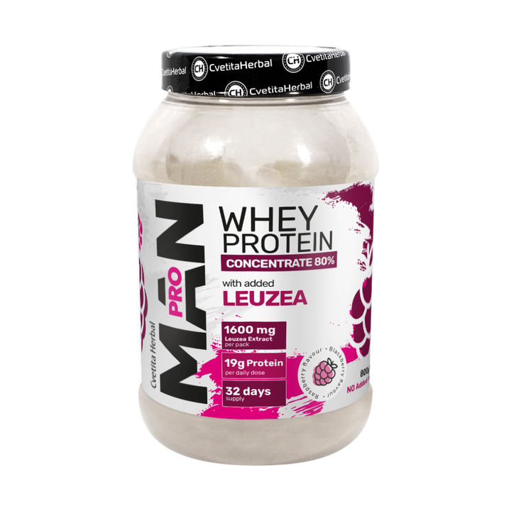 Whey Protein with Leuzea and Papaya Enzymes - MAN PRO WHEY CONCENTRATE (800 gr)