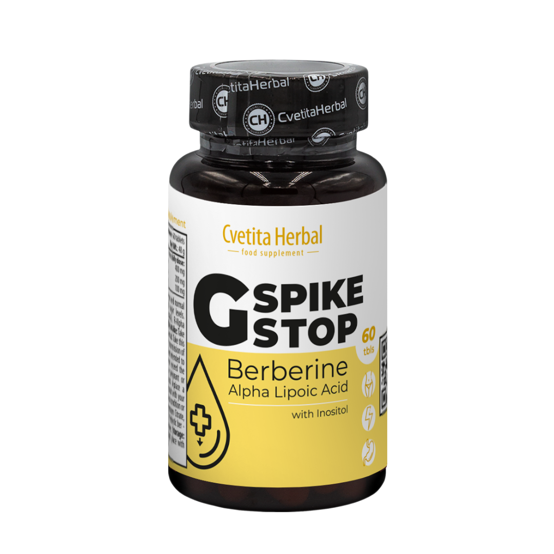 G Spike Stop - Berberine, Inositol, Alpha Lipoic Acid (60 tablets)