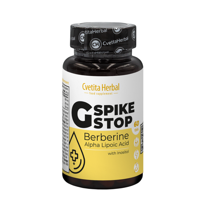 G Spike Stop - Berberine, Inositol, Alpha Lipoic Acid (60 tablets)