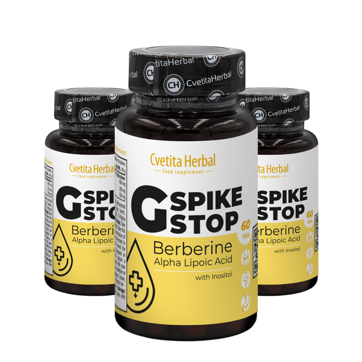 G Spike Stop - Berberine, Inositol, Alpha Lipoic Acid (60 tablets)