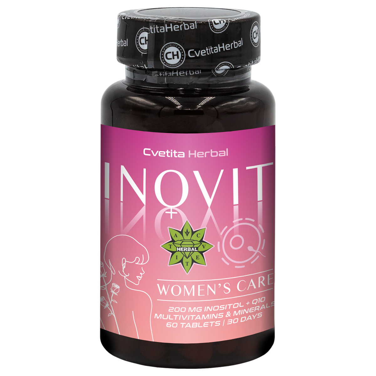 Multivitamins Minerals Coenzyme Q10 - Inovit 365 (60 tablets)