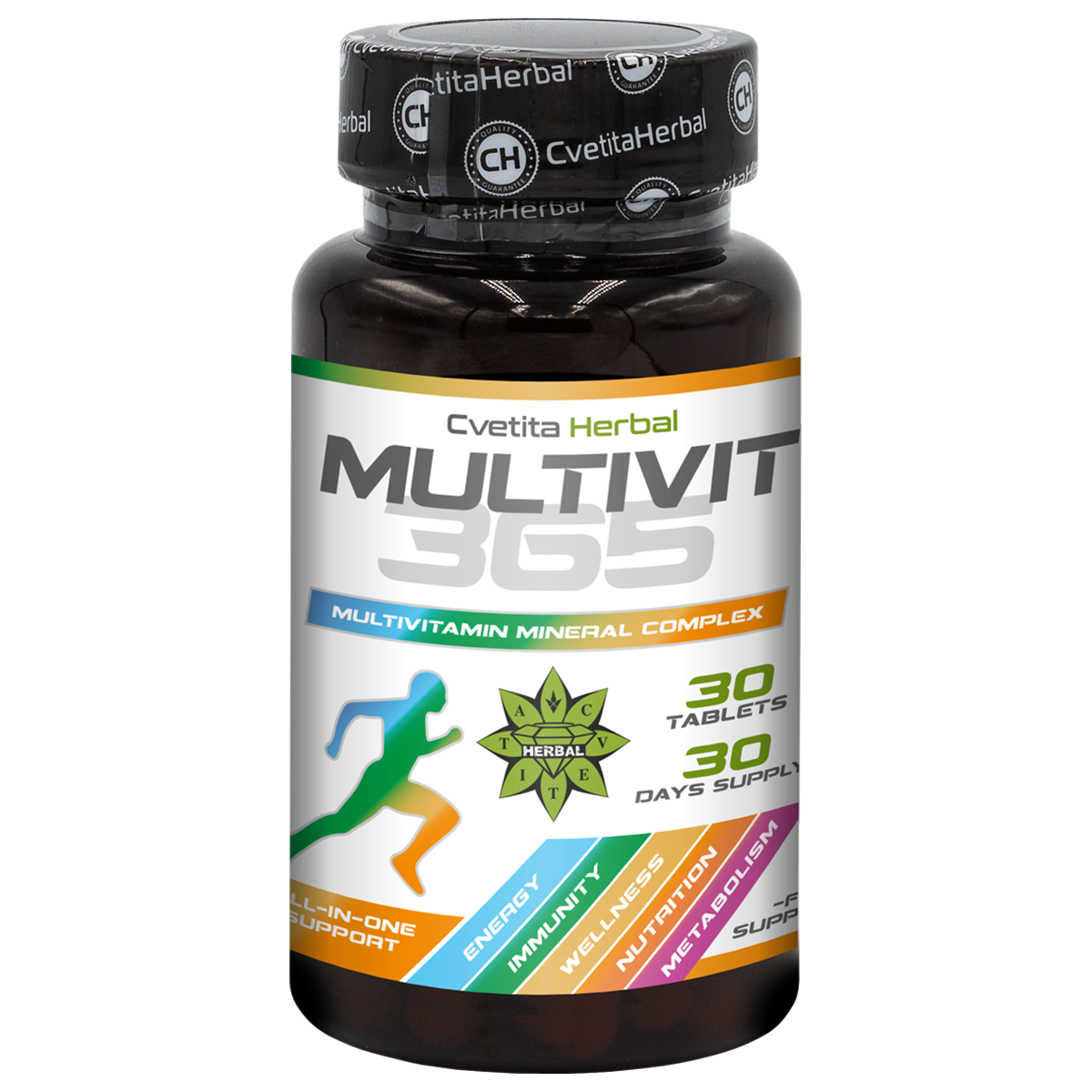 MultiVit 365 - Multivitamin Mineral Complex (30 tablets)
