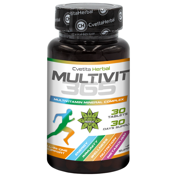 MultiVit 365 - Multivitamin Mineral Complex (30 tablets)