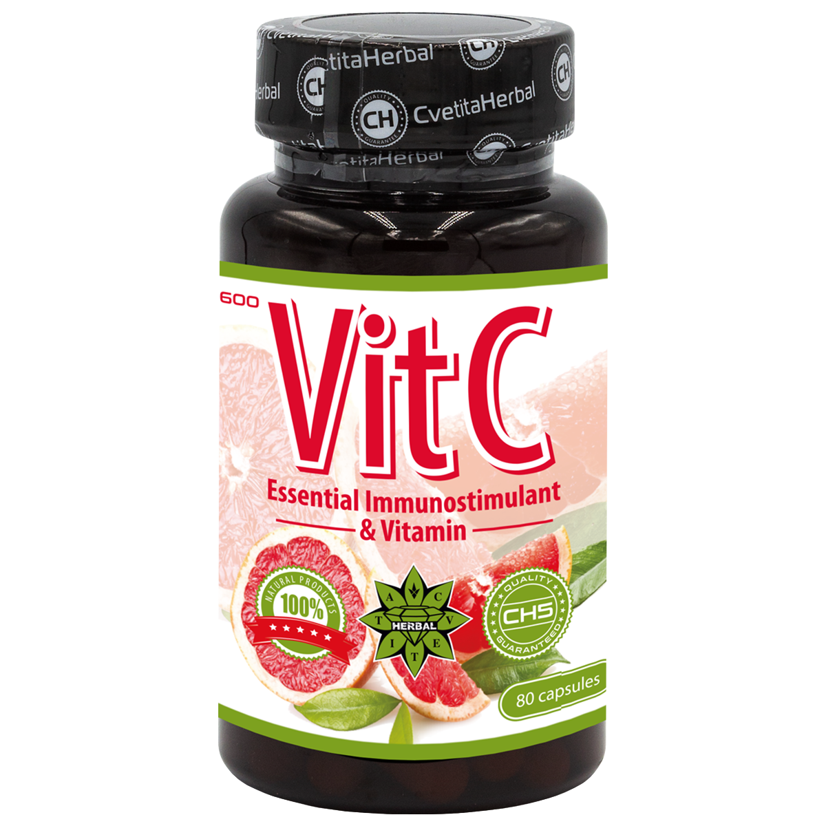 Vitamin C - Vitamin C (30 / 80 capsules x 600 mg)