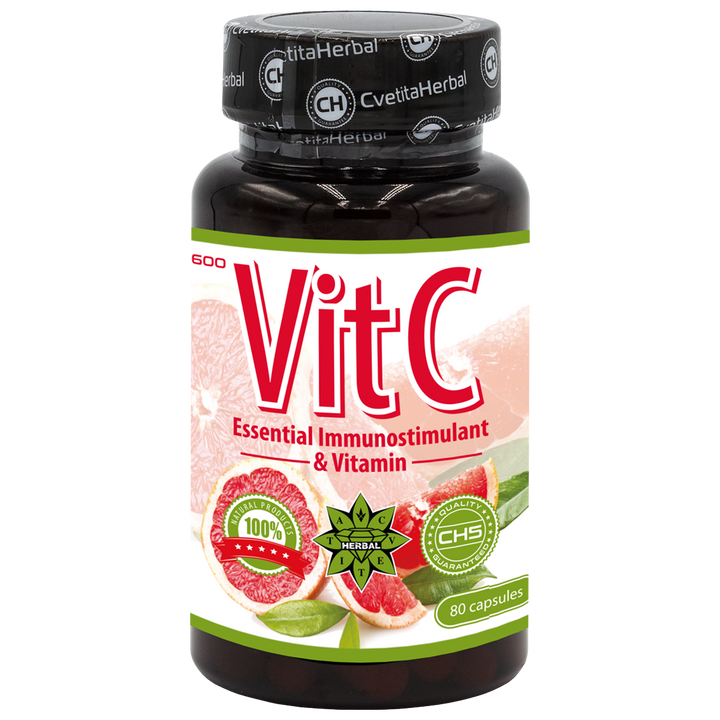 Vitamin C - Vitamin C (30 / 80 capsules x 600 mg)
