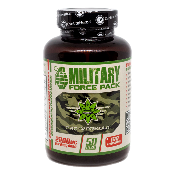 Herbs and Amino Acids - Military Force Pack (100 caps. x 1100 mg)