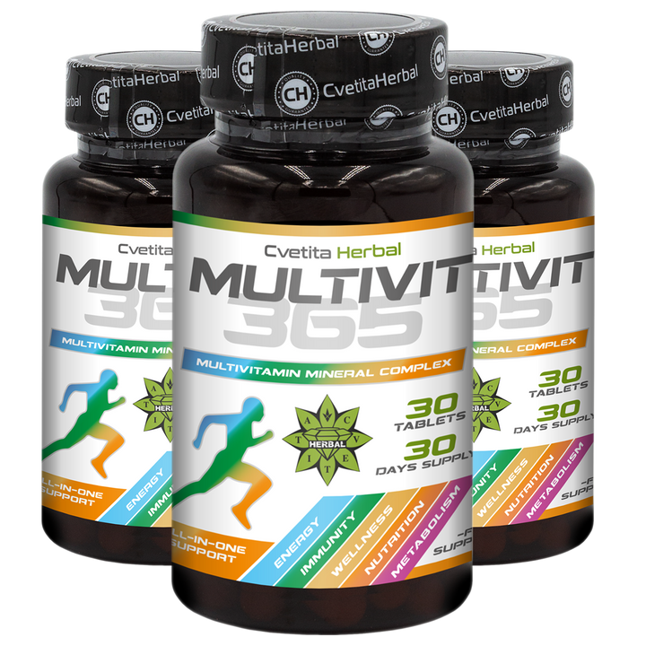 MultiVit 365 - Multivitamin Mineral Complex (30 tablets)