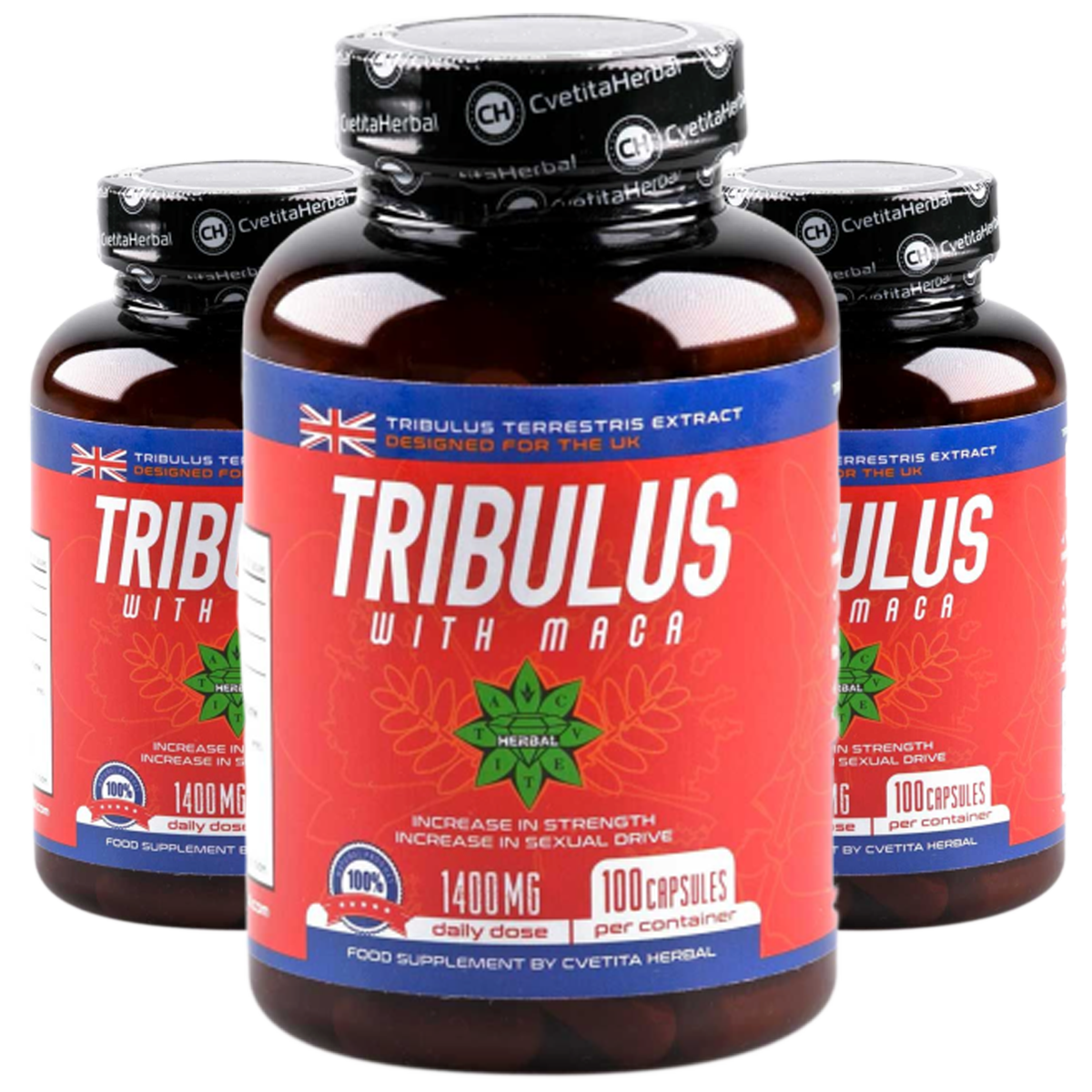 Tribulus with Maca (50 / 100 capsules)