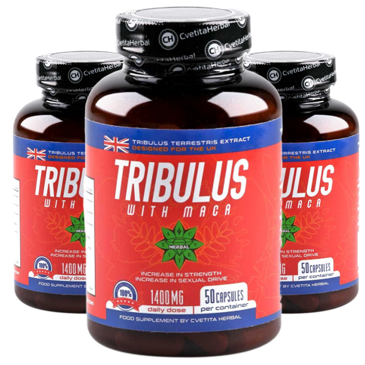 Tribulus with Maca (50 / 100 capsules)