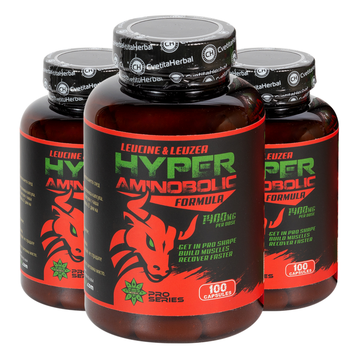 Leucine and Leuzea - ​​Hyper Aminobolic (100 capsules)