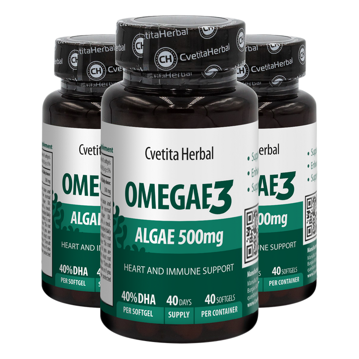 Omega 3 Algae Softgel - Omegae3 (60 / 40 capsules)