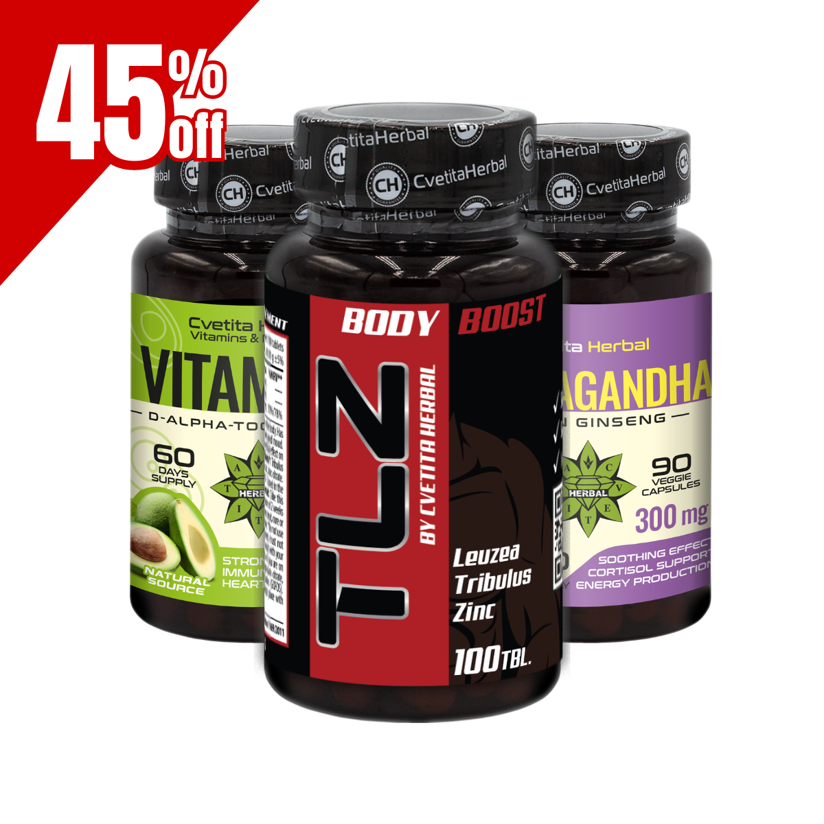 Tribulus, Leuzea, Zinc - TLZ