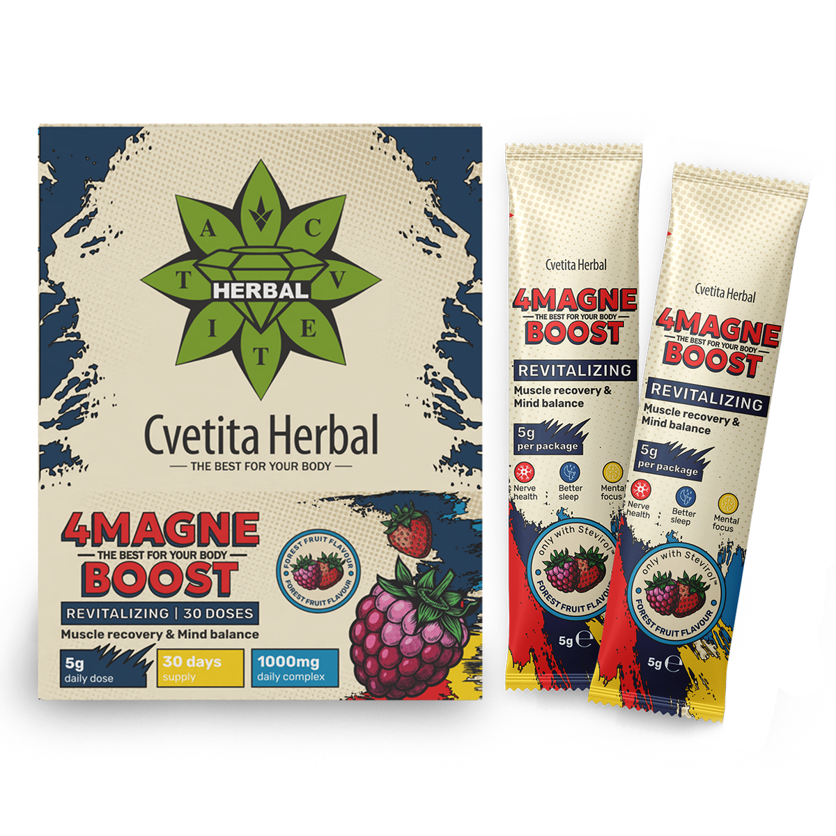 4MAGNE BOOST – box of 30 sachets