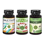 COMBO PACKAGE STRENGTHEN IMMUNITY - LEVZEYA MAX 60 TABLETS + MULTIVIT 365 + MAGNESIUM 30 TABLETS.