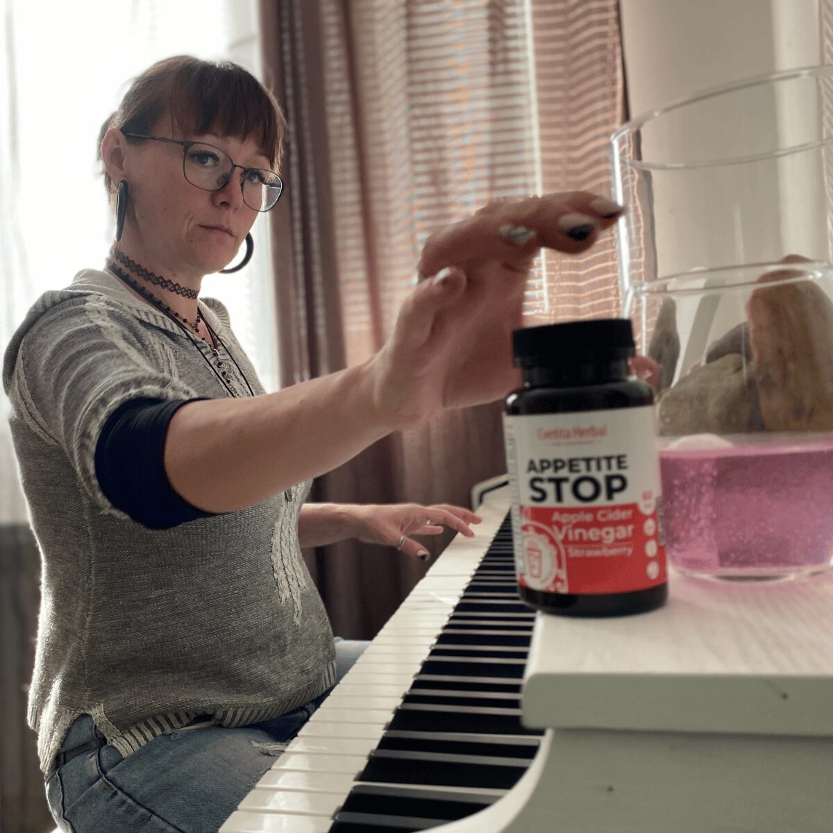 Apple Vinegar "Strawberry" - Appetite Stop (60 tablets)