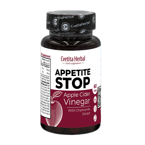 Apple Cider Vinegar "Chamomile Extract" - Appetite Stop (60 capsules)