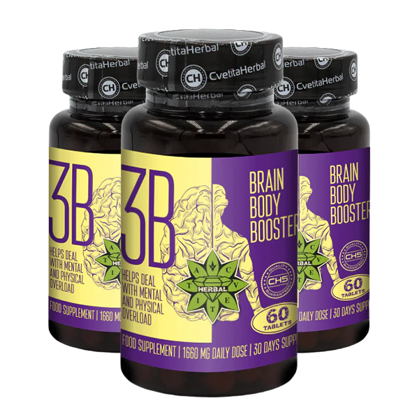 Taurine and Siberian Ginseng - Brain Body Booster (60 tablets x 1660 mg)