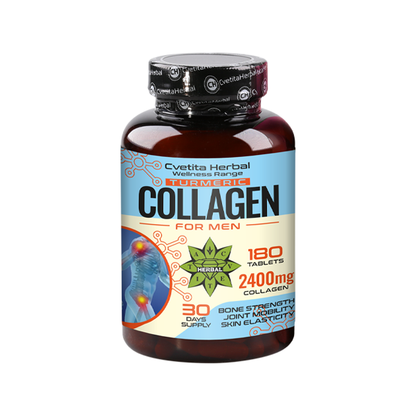 Collagen with Turmeric - Collagen Turmeric (180 tablets x 2400 mg)
