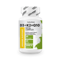 Vitamin D3 + K2 + Q10  (60 tablets)