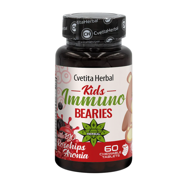 Children's Immunostimulant "Rosehip" - Kids Immuno Bearies (30 tablets)