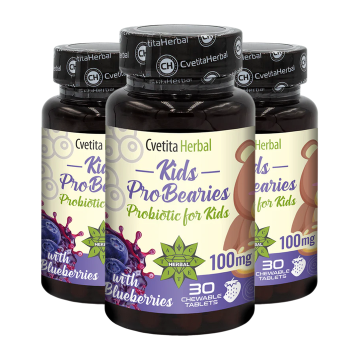 Probiotic for Children "Blueberries" - Kids ProBearies (30 tablets)