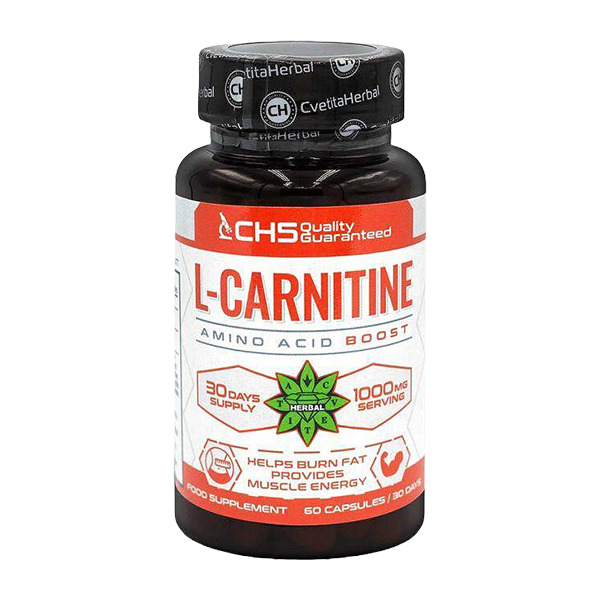 L-Carnitine Tartrate - L-Carnitine (60 capsules x 500 mg)