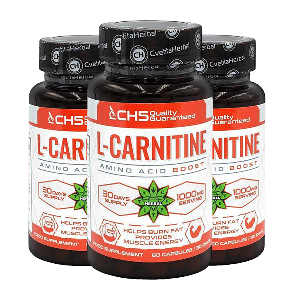 L-Carnitine Tartrate - L-Carnitine (60 capsules x 500 mg)