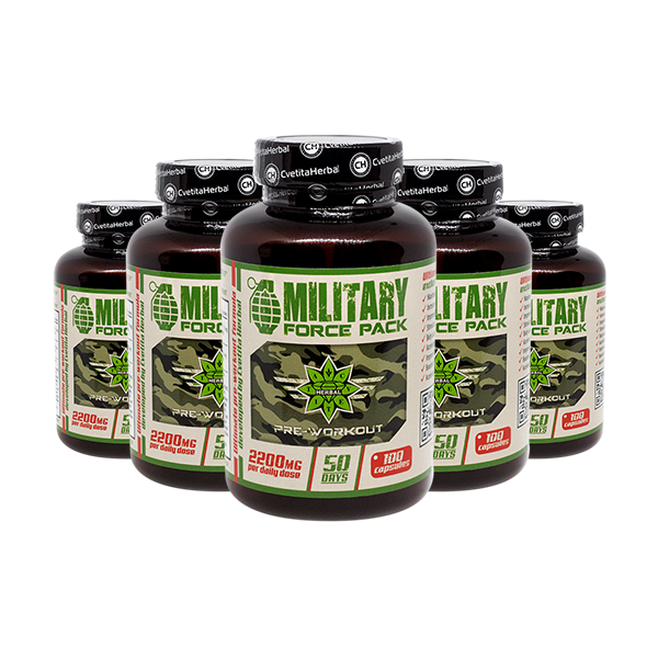Herbs and Amino Acids - Military Force Pack (100 caps. x 1100 mg)