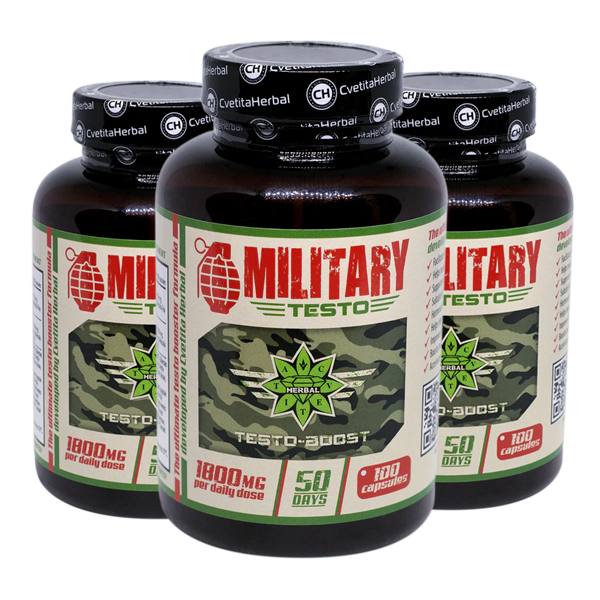 Military Testo (100 capsules x 900 mg)