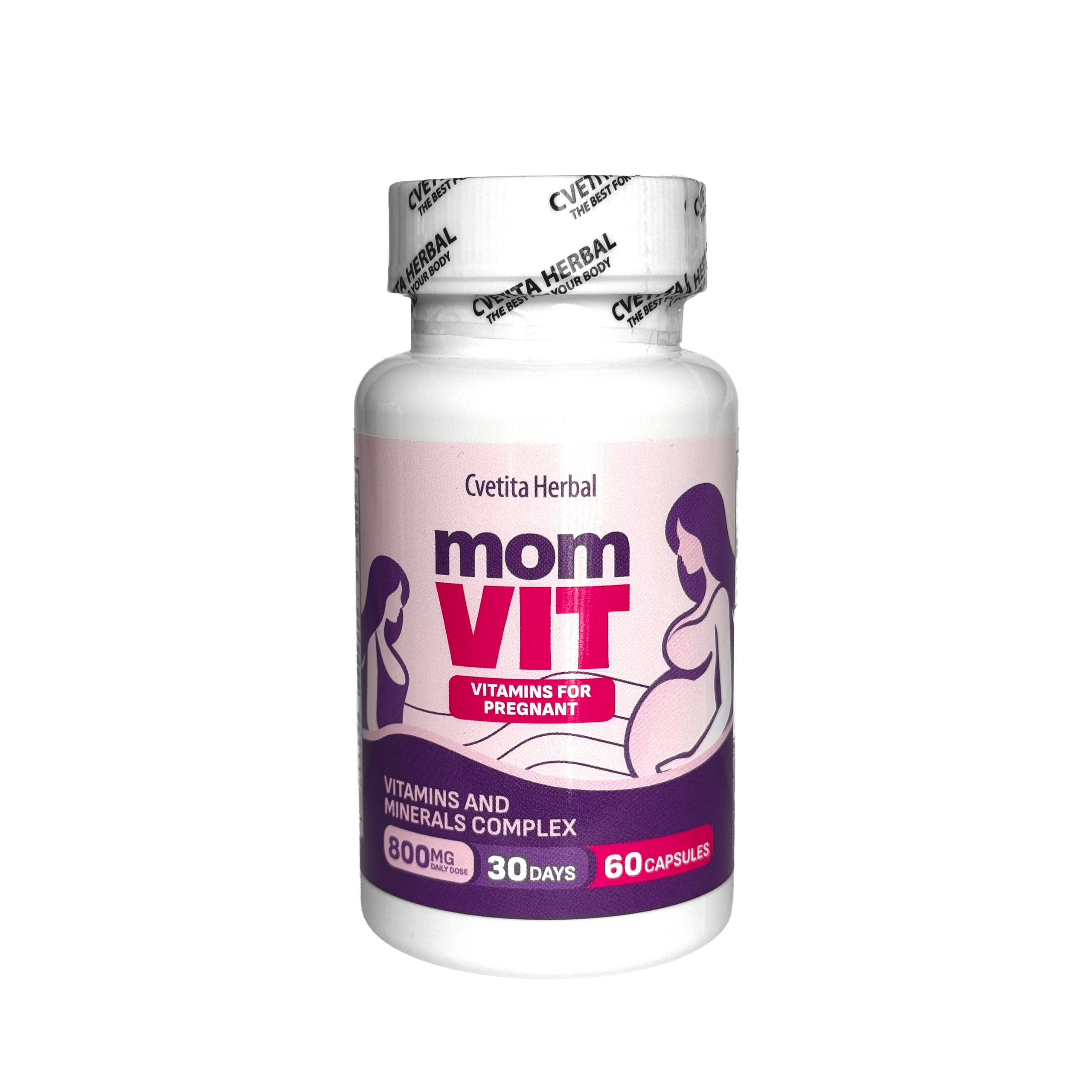 Vitamins for Pregnant Women and Expecting Mothers - MOM VIT
