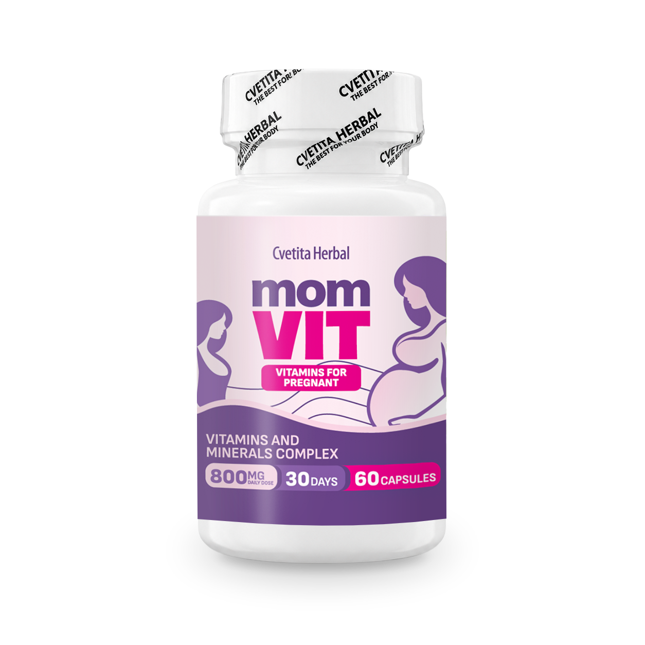 Vitamins for Pregnant Women and Expecting Mothers - MOM VIT