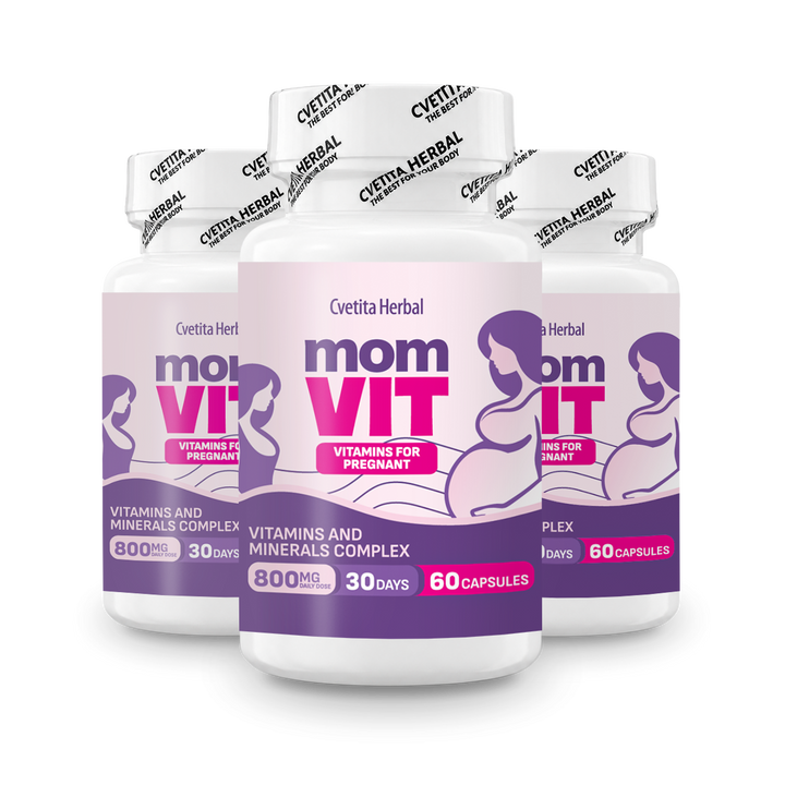 Vitamins for Pregnant Women and Expecting Mothers - MOM VIT