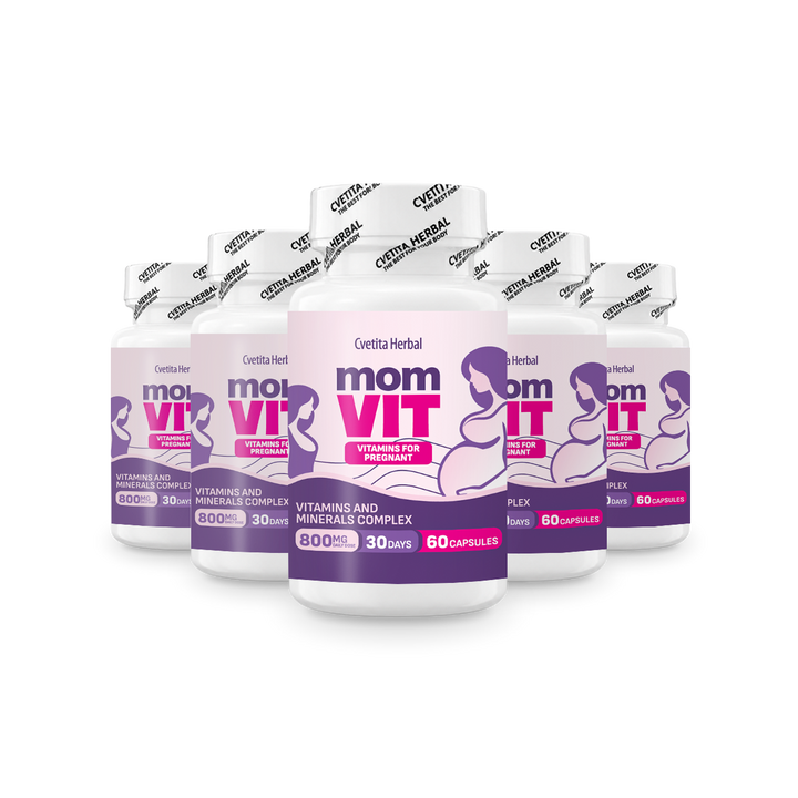 Vitamins for Pregnant Women and Expecting Mothers - MOM VIT