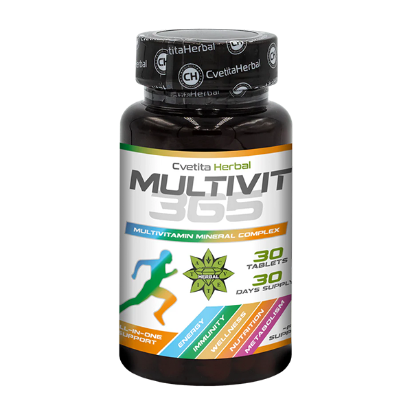 MultiVit 365 - Multivitamin Mineral Complex (30 tablets)