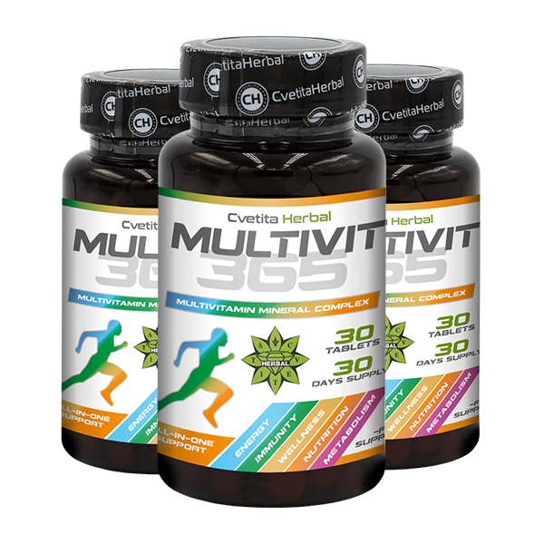 MultiVit 365 - Multivitamin Mineral Complex (30 tablets)