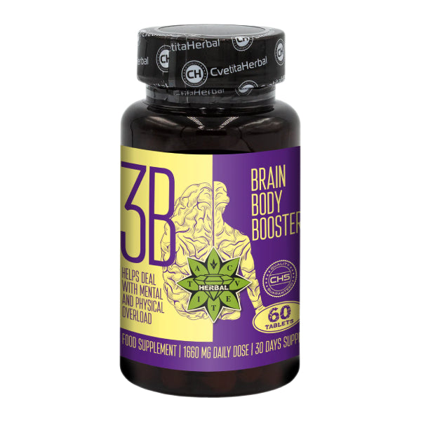 Taurine and Siberian Ginseng - Brain Body Booster (60 tablets x 1660 mg)