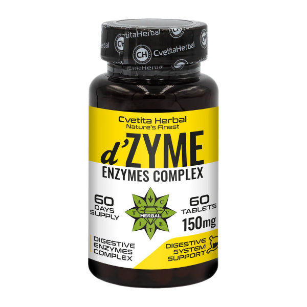 Multienzyme Complex D'Zyme - d'Zyme (60 tablets x 150 mg)