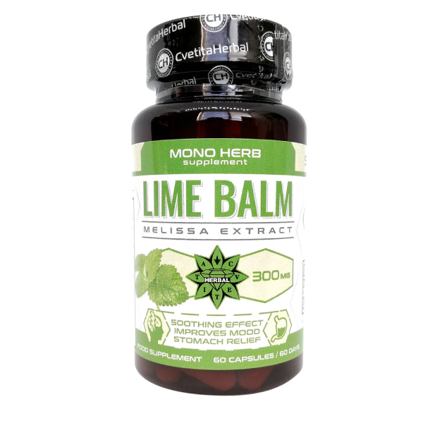 Lemon Balm Extract - Lime Balm (60 capsules x 300 mg)
