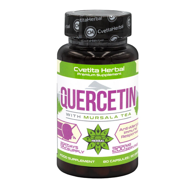 Quercetin and Mursal Tea (80 capsules x 200 mg)