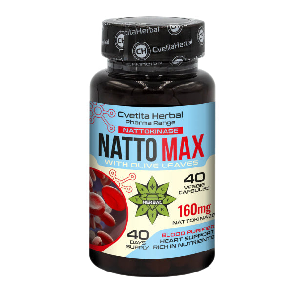 Nattokinase Complex - Natto Max (40 capsules x 160 mg) 
