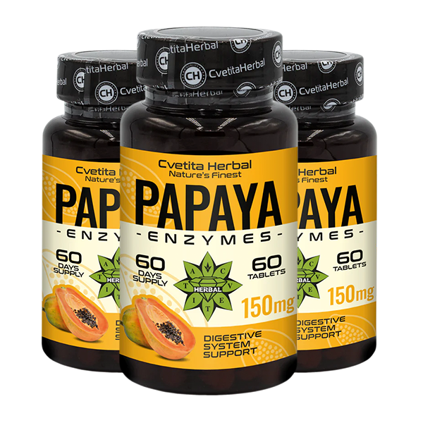 Papaya Enzymes (60 tablets x 150 mg)