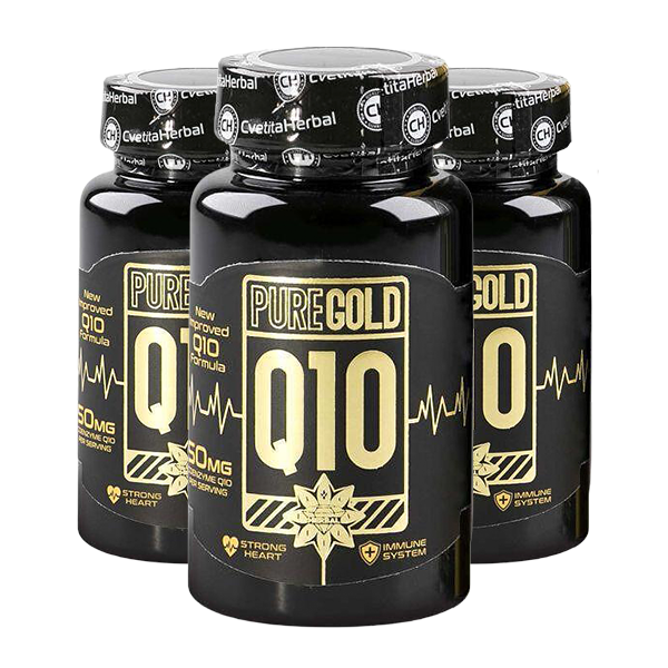 Coenzyme Q10 Vegetarian – Pure Gold Q10 (60 capsules)