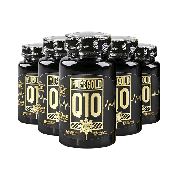 Coenzyme Q10 Vegetarian – Pure Gold Q10 (60 capsules)